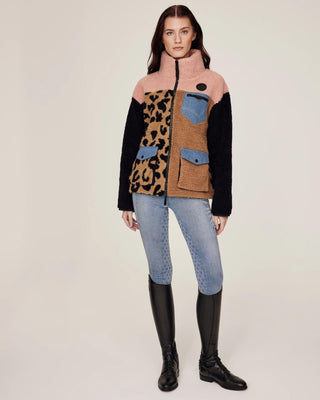 Rosa och leo teddyjacka