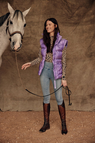 Light blue jeans breeches